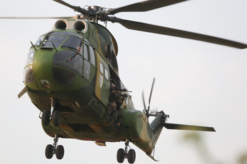 SA 330 Puma military helicopter
