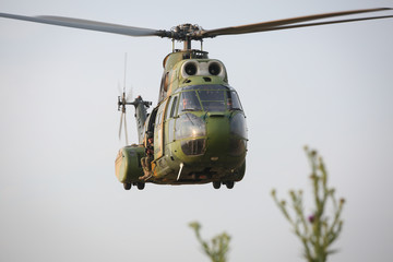 SA 330 Puma military helicopter