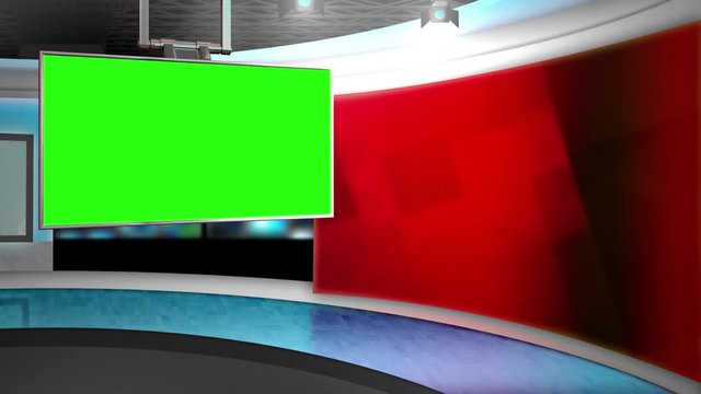 Virtual Set News Background