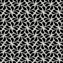 Seamless Abstract Art Deco Pattern. Vector Floral Background. Ornament Decorative Texture.