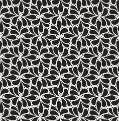 Floral Stylish Seamless Pattern. Vector Leaf background. Fabric Ornament texture.