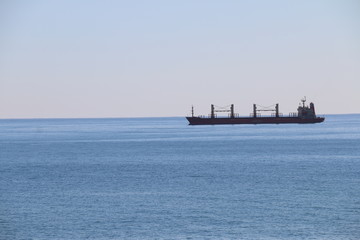 Cargo Ship On The Horizon
