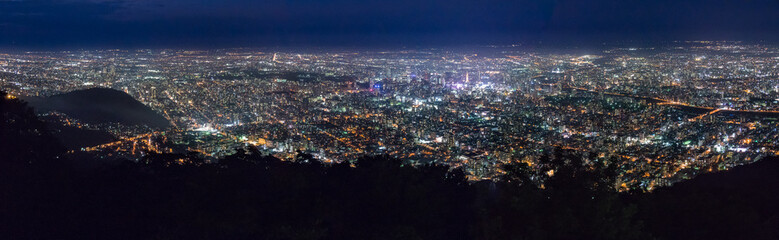 Fototapeta na wymiar Sapporo by Night