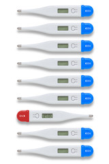 Digital clinical Thermometers
