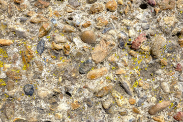 Close up background shot of ballast footpath.