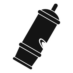 Retro whistle icon. Simple illustration of retro whistle vector icon for web design isolated on white background