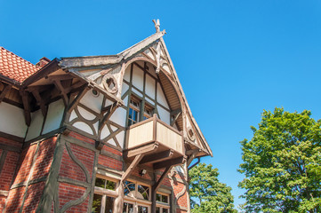 Fragment of a old villa