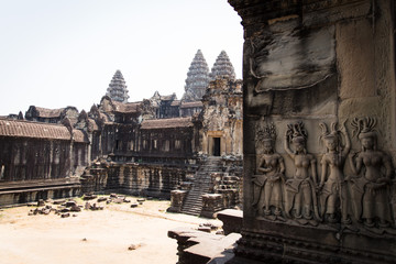 Naklejka premium Angkor Wat Cambodia Ancient temple