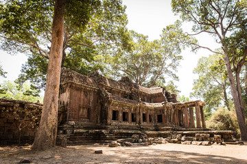 Fototapeta na wymiar Angkor Wat Cambodia Ancient temple ta nei tomb raider