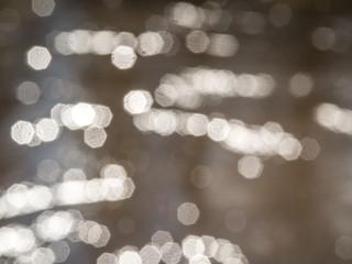 Background.  Light reflection on the water.