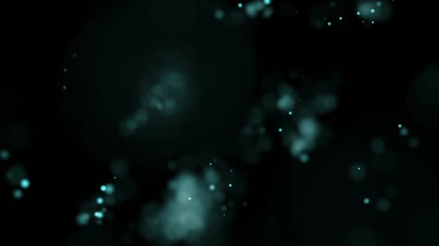 Abstract background with moving and flicker particles. On beatiful relaxing Background.