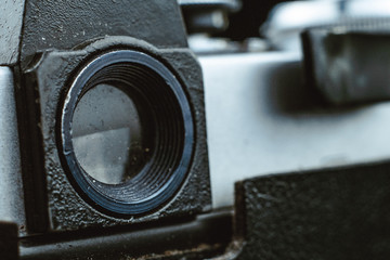 old camera macro photo
