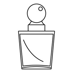 Fashion perfume icon. Outline fashion perfume vector icon for web design isolated on white background
