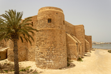 Medieval fortress on the beach