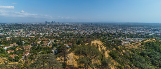 Los Angeles Panorama from Hollywood Hills, Griffith Observatory