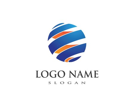 global business  logo vector
