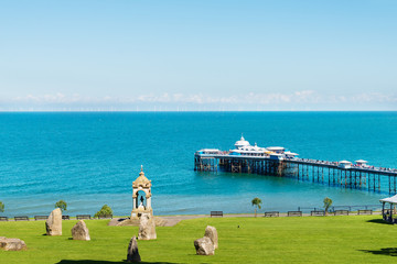  Llandudno Sea Front in North Wales, United Kingdom