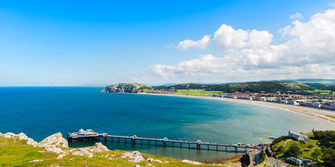  Llandudno Sea Front in North Wales, United Kingdom