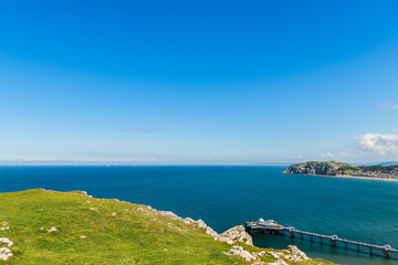  Llandudno Sea Front in North Wales, United Kingdom
