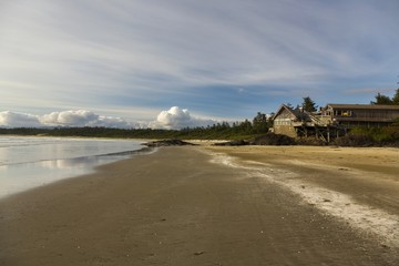 Long Beach Pacific Rim National Park Reserve Visitor Center Building on Vancouver Island British Columbia Canada