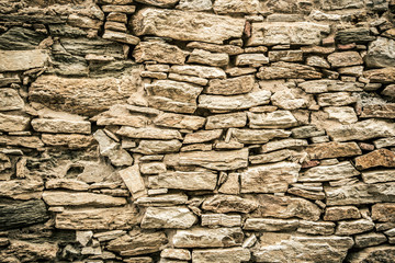 part of a stone wall, for background or texture.