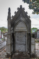 A Moldering Old Monument in Lafayette Cemetery No. 1, New Orleans