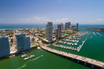 Naklejka premium Miami Beach Aerial