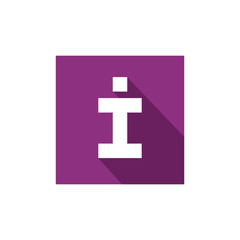 Letter I Icon, Initial Letter I Logo, Vector Illustration