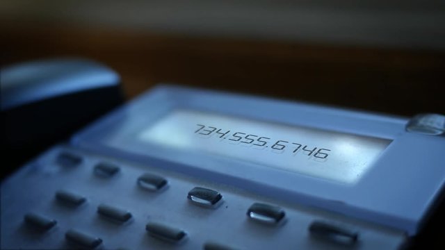 Generic number calling message on modern business landline system