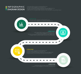 Infographic diagram Design illustration