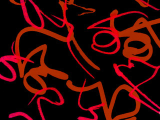 Abstract Colored Curves Shapes Texture