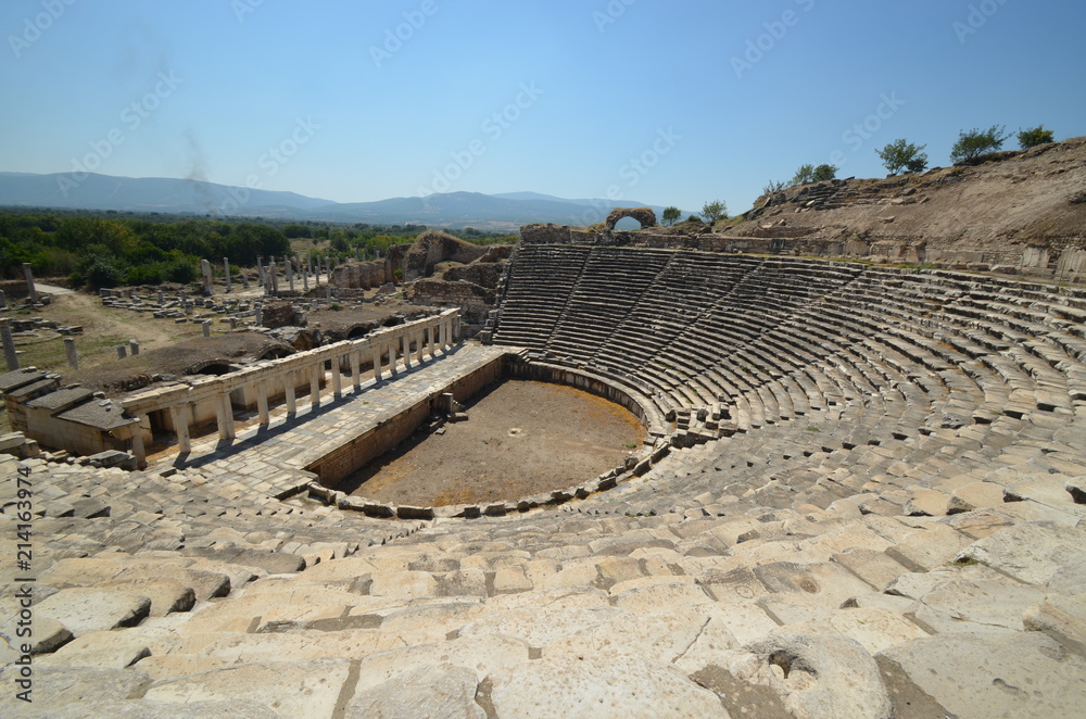 Sticker Aphrodisias ancient greek city tyrkey caria ruins amphitheater