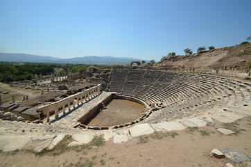 Aphrodisias ancient greek city tyrkey caria ruins amphitheater