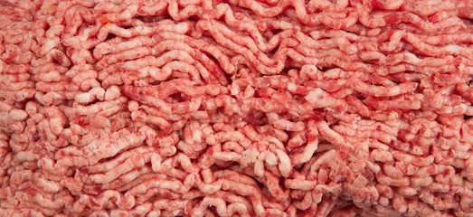 Fresh ground beef. Cooking cutlets and hamburgers.