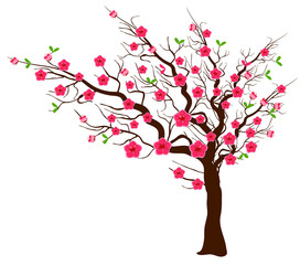 Vector Cherry blossom for Chinese New Year and mid autumn festival