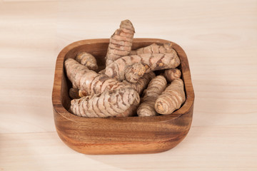 Roots of turmeric (Curcuma longa)