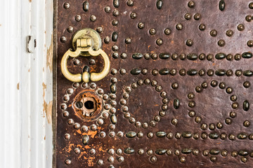 old interesting door knob