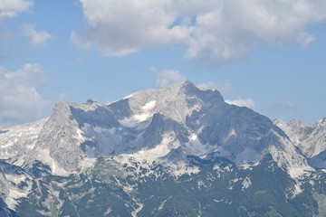 Obraz premium Blick auf das Tote Gebirge bei Hinterstoder