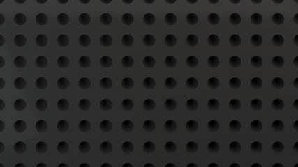 Pattern of hemisphere indents