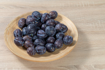 Flat basket full of ripe basket