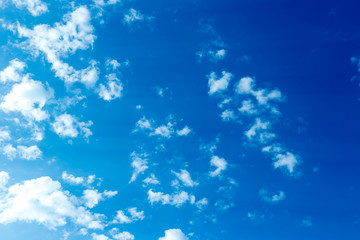 Fototapeta na wymiar Beautiful blue sky with clouds.