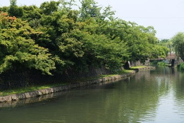 Fototapeta na wymiar 近江八幡の八幡堀
