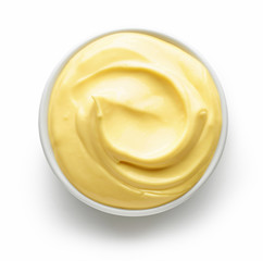 bowl of mayonnaise - obrazy, fototapety, plakaty