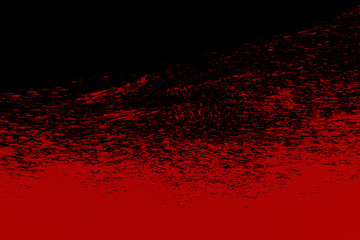 black and red hand painted brush grunge background texture