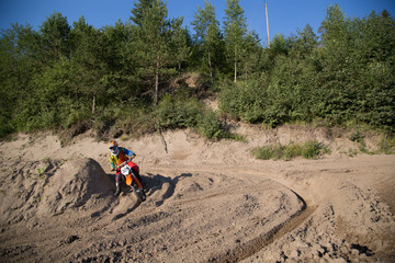 Junior motocross rider © nidafoto