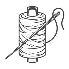 Vintage sewing spool concept