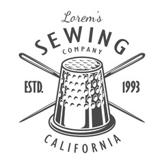 Vintage tailor shop logotype