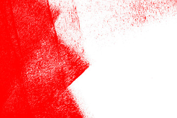 white and red grunge brush  rolled texture background - 214184301
