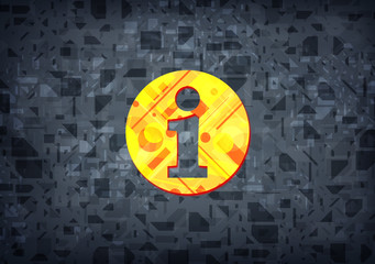 Info icon black background