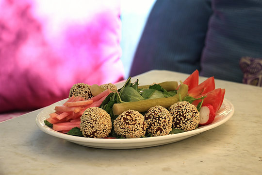 Falafel In A Platter